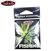TAKEDO LD11 penutup Creeper Jig 3.5G 5G kawat umpan karet Jig kepala kait kawat silikon umpan ikan Bass Trout memancing