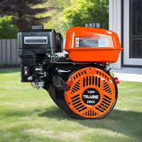 Compacteur à plaques manuel monocylindre à essence 7HP, moteur à essence 1800 tr/min avec réducteur 1/2