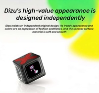 Haut-parleur portable 5.5 pouces avec subwoofer 4 pouces, écran tactile, basses améliorées, chargement USB/sans fil, design mini-boîtier en plastique pour voiture