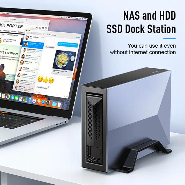 New Appearance Fashionable Server Nas Case Computer Chassis Storage Media Server Personal Private Cloud for Desktop Home Storage