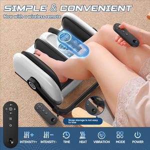 Masajeador de pantorrillas Shiatsu portátil de Japón 2025 con máquina de masaje de pies eléctrica con vibración de calor