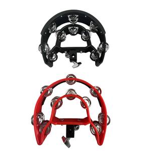 Panderetas de plástico de percusión para adultos-Plástico PP de alto impacto (anticaída) + Cascabeles de acero inoxidable Múltiples opciones de color - Product Image 2