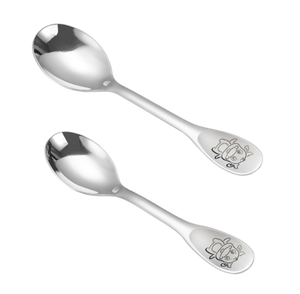 Cuchara de Acero Inoxidable con Diseño de los 12 Animales del Zodiaco Chino, Cuchara Redonda para Arroz, Vajilla Creativa y Personalizada DFS0312 - Product Image 2