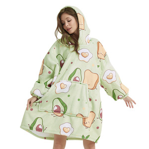 High Quality Soft Warm Polyester Flannel Fleece <strong>snuggie</strong> <strong>Blanket</strong> for Winter Warm Tv <strong>snuggie</strong> Travel <strong>Blanket</strong> - Product Image 2