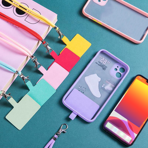 Patchs universels pour cordon de téléphone et sangle de cou réglable pour iPhone, tous smartphones, attaches de sécurité pour téléphone portable - Product Image 3