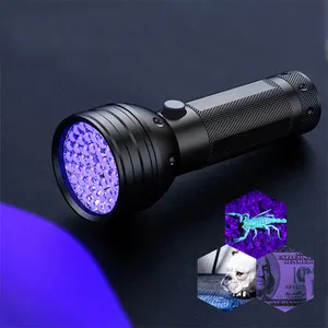 51 LED torcia ultravioletta portatile portatile Blacklight Pet urina e rilevatore di macchie 365nm 395nm UV torcia