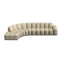 Canapé modulaire convertible en forme de serpent sans fin pour restaurant, semi-circulaire, de luxe, pour salon - Offre spéciale
