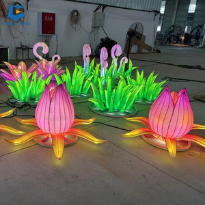 JFL-14 Outdoor Led Flower <strong>Lantern</strong> for Festival Decoration Silk Chinese <strong>Lanterns</strong> - Product Image 6