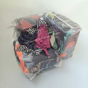 Trapos de limpieza económicos de algodón recortado para camisetas, mezcla de trapos de algodón para limpieza - Product Image 1