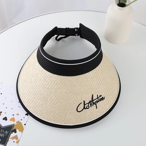 Women's Summer <b>Visor</b> Hat Khaki Ice Silk Breathable Sun Protection Outdoor Cycling Adult - Product Image 2