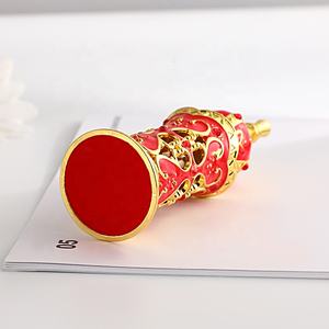 Moschea in metallo da 12ml bottiglia di profumo arabo con bastoncino di vetro bottiglie di Attar ricaricabili di olio essenziale di vetro vuoto #81092 - Product Image 6