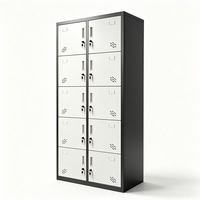 Armoire de classement en acier avec serrure, meuble de rangement pour documents et archives de bureau, casier bas sur pied pour vestiaire
