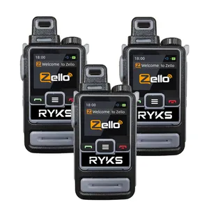 Лучшие продажи Zello 4G 3G 2 Din Android Poc Lte Wi-Fi радиочастотная машина рация телефон 1000 миль диапазон