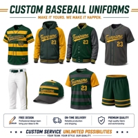 Ensemble de maillot et pantalon de baseball personnalisé de haute qualité par sublimation – Tenue professionnelle pour équipes sportives et clubs de baseball