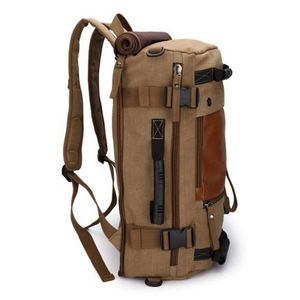 Camping Outdoor Canvas Travel Backpack Rucksack for Man Women - Product Image 3