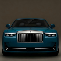 Nouvelle berline de luxe 5 places de grande taille à moteur essence 6.7T, marque mondiale de premier plan, modèle Ghost 2024, pour usage professionnel, avec toit ouvrant panoramique gauche.