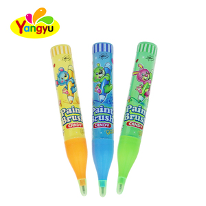 Stylo-pinceau Halal en forme de confiture de fruits liquide, bonbons colorés assortis, boîte de présentation 30 pièces, collations pour enfants - Product Image 4