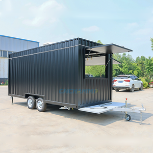 Chammp grosir kualitas tinggi truk makanan Burger Bar seluler truk jalan makanan kios katering keranjang kopi karavan untuk dijual - Product Image 4