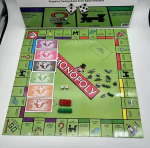 Fournisseur de jeux de société jeton miniature en plastique jeux de société monopoli personnalisés pour le plaisir - Product Image 3