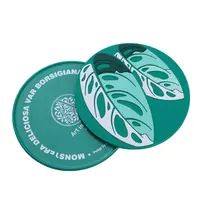 Tùy Chỉnh Logo Bán Buôn Vòng Cao Su Mềm PVC Silicone Cup Coaster Cho Uống