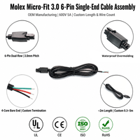 Ensemble de câbles de raccordement double tête JST ZH 1,5 mm 15 broches à sens unique, personnalisé en gros, faisceau de signalisation fil-circuit imprimé en PVC, conforme RoHS, OEM