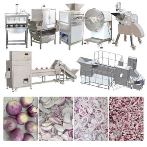 Industrial Onion Process Line Onion Head Tail Cutting, Skin Peeling, Onion <b>Ring</b> Slicing Machine - Product Image 4