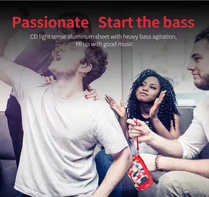 Enceintes sans fil étanches avec éclairage LED RGB Alexa, batterie intégrée, puissance de sortie 50-100W - Portables et compactes - Product Image 5