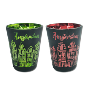 Vasos de Chupito Personalizados con Logotipo en Color Electrochapado, Recuerdo de Ámsterdam - Product Image 4