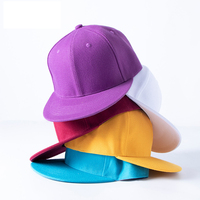 Casquette à visière plate avec broderie de logo personnalisé, plusieurs styles, casquettes snapback unies et vierges pour hommes, casquette de baseball ajustée