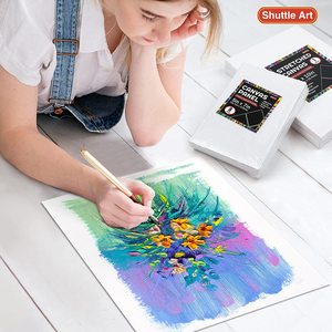 Panneaux <span class=keywords><strong>de</strong></span> toile vierges pour fournitures artistiques, directement <span class=keywords><strong>de</strong></span> l'usine, toile <span class=keywords><strong>de</strong></span> coton pour <span class=keywords><strong>aquarelle</strong></span>, toile tendue sur châssis, taille personnalisée, toile <span class=keywords><strong>de</strong></span> lin mélangée tendue sur châssis - Product Image 5