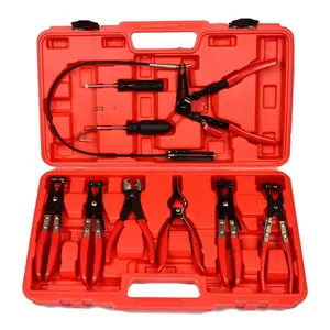 9 Pcs Fuel Oil Water Hose Clamp Pliers Removal Set Car Tools