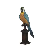 Großhandel Garten Decor Künstliche Harz Natürlichen Papagei Skulptur Für Ornament Tisch