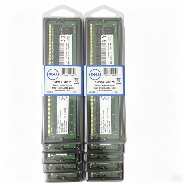 High Performance Dell 32GB 2Rx4 DDR4 3200Mhz ECC RAM Suitable for Server Storage