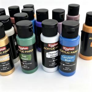 Juego de 24 Colores de <span class=keywords><strong>Pintura</strong></span> Acrílica de 60 ml para Creación Artística y Uso Profesional <span class=keywords><strong>con</strong></span> Pigmentos Ricos y Secado Rápido - Product Image 3