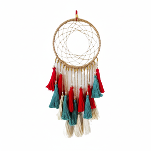 Venta caliente moderno Boho decoración macramé tejido hoja tapiz colgante de pared atrapasueños accesorios para niños - Product Image 1