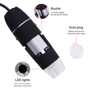 كاميرا 1600x بالمجهر الرقمي <span class=keywords><strong>USB</strong></span> <span class=keywords><strong>USB</strong></span> مع مكبر رقمي 8 LED - Product Image 6