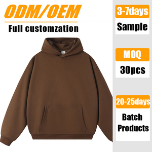 เสื้อฮู้ดดี้ผู้ชายผ้าฟลีซหนานุ่ม 400GSM คุณภาพสูง ไซส์ใหญ่ ปรับแต่งโลโก้ได้ ขายส่ง - Product Image 1