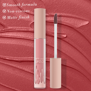 أحمر شفاه مخصص جديد يدوم طويلاً ماركة صبغة شفاه مثيرة أحمر شفاه غير لامع عارية أطقم أحمر شفاه مستحضرات تجميل مقاومة للماء غير لامع - Product Image 2