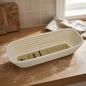Sourdough for <b>Bread</b> <b>Basket</b> Rattan Rectangle Food Safe Eco-Friendly Non-Toxic Convenient Bakeware for Proofing - Product Image 2