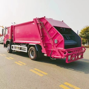 Camion de transport de déchets compacteur diesel manuel Howo 4x2 15m³ à prix d'usine à vendre - Product Image 6