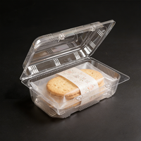 Scatole per Alimenti in Plastica PET con Coperchi Trasparenti, Confezioni Eleganti con Cerniera per Torte, Personalizzabili con Logo