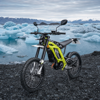 Moto tout-terrain électrique ZONSEN EX2 63 kg, légère, couple de 365 Nm, 72 V 4000 W, 74 V 32 Ah, Enduro
