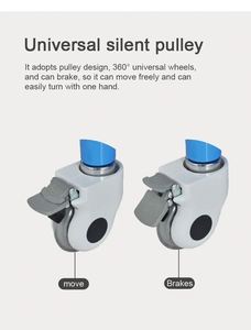 Abs Staal Handige Behandeling <span class=keywords><strong>Trolley</strong></span> Ziekenhuis Medische Noodkar - Product Image 6