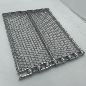 ब्रेड बेकिंग के लिए उच्च तापमान खाद्य ग्रेड 304/316 स्टेनलेस स्टील वायर जाली कन्वेयर बेल्ट - Product Image 3