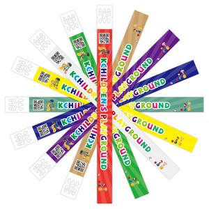 Synthetic Disposable DuPont <b>Paper</b> Wrist Strap Bracelet Waterproof Anti-Tear Fluorescent Children's Promotional Wristbands - Product Image 3