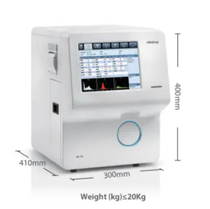 2023 Mindray Portátil 3 partes BC-10 hematologia automática analisador CBC sangue agrupamento máquina com reagente conjunto
