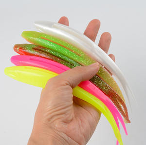 Afishlure 8cm 12cm 18cm TPE Long Tensile Soft Plastic Soft Lure Floating Bait Swimbait <span class=keywords><strong>Jerkbait</strong></span> Fishing Lure Factory - Product Image 3
