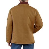 Veste en toile de coton classique Manteau traditionnel isolé matelassé pour homme