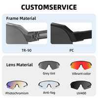 Gafas de Esquí de Montura Completa, Ligeras, Deportivas, para Hombre y Mujer, para Correr, Ciclismo, Protección UV400, PC, No Polarizadas