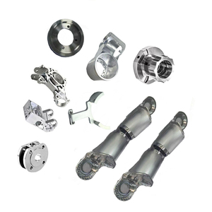 5 trục tùy chỉnh gia công <span class=keywords><strong>CNC</strong></span> Anodized 3 mảnh 4 D hình dạng thép không gỉ dấu hiệu bộ phận cho hình người Robot lắp ráp bộ phận chế biến - Product Image 1